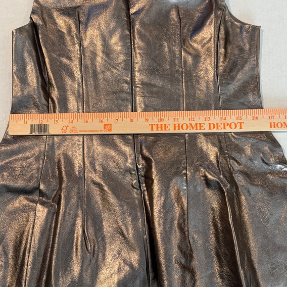 glam Silver Metallic Dress, Size M - Picture 12 of 13